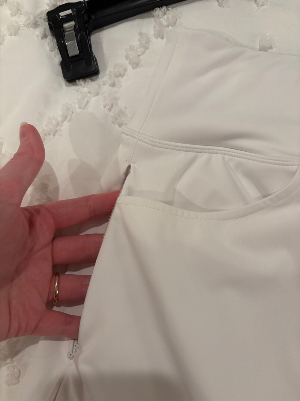 White A-Line Skirt - Picture 3 of 9